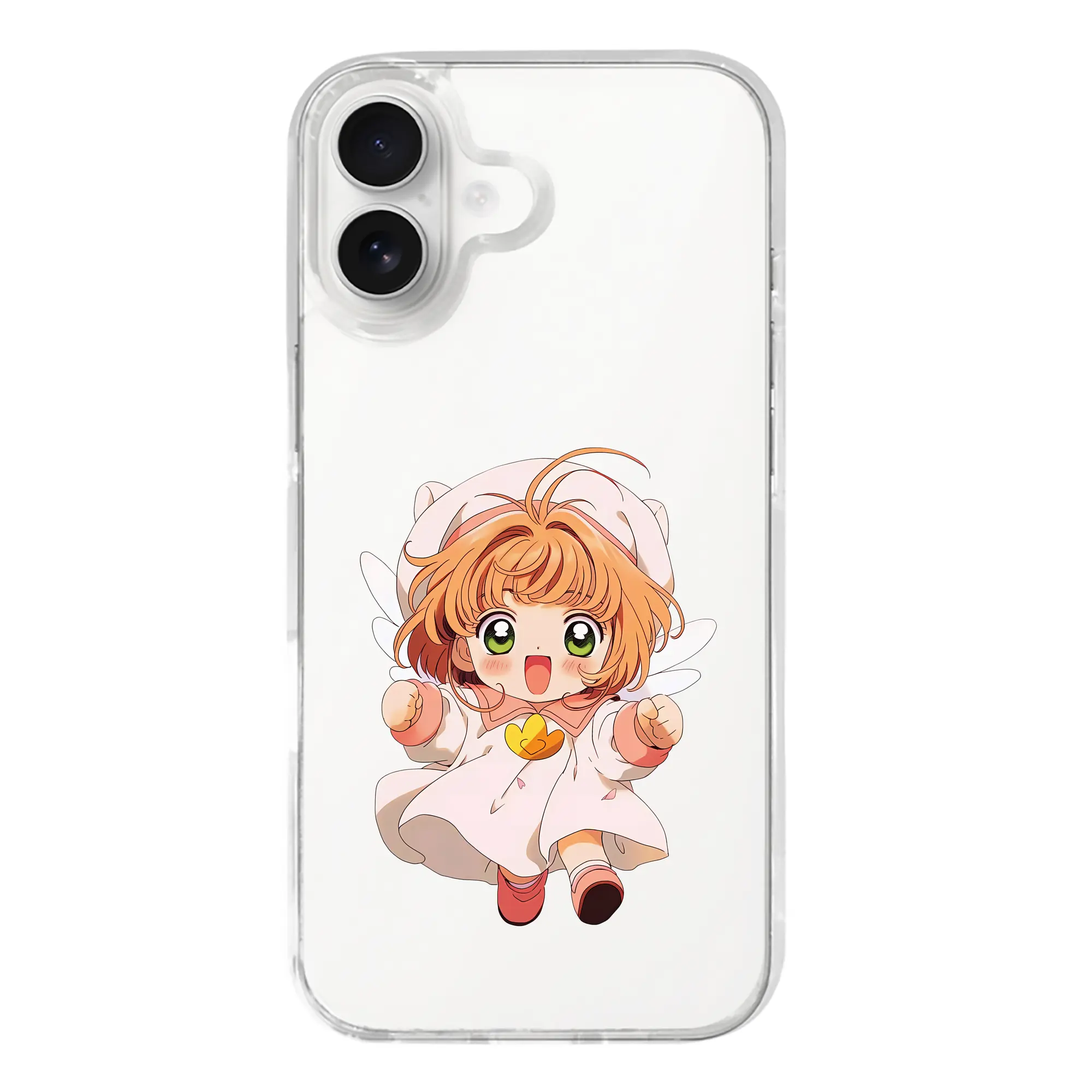 カードキャプターさくら グッズ,木之本桜 - iPhone 17シリーズ 透明スマホケース – 薄型・耐衝撃・精密フィット保護カバー